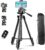 UBeesize 54” Camera Tripod, Phone Tripod for iPhone with Bag, Travel Tripod Stand with Remote Compatible with iPhone 15/14/13/12/11, Android Phones, Cameras, DSLR and Gopro